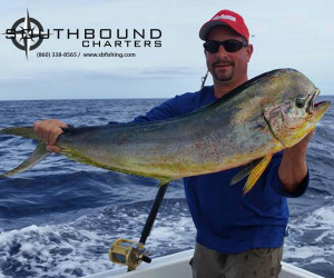 Mahi fishing on Southbound Charters