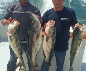 Great Striper fishing with Southbound Charters