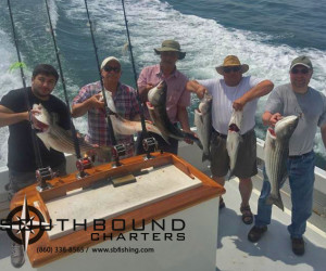 Striper fishing on Southbound Charters